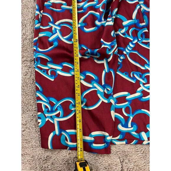 Zara Chain Print V-neck Midi Dress Size S Multicolored Spring Vacation New - Picture 7 of 16